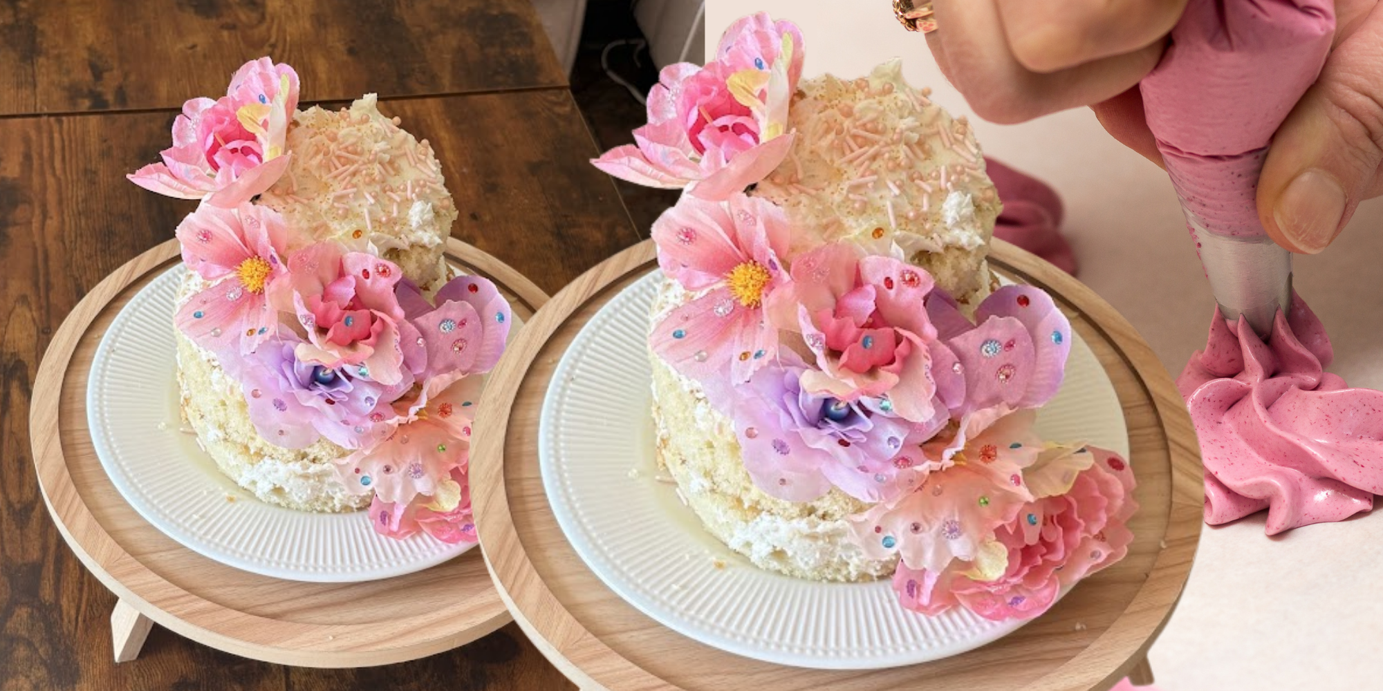 Whimsical cake decorating craft night