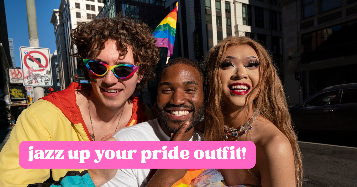 DIY Pride outfit craft night flyer